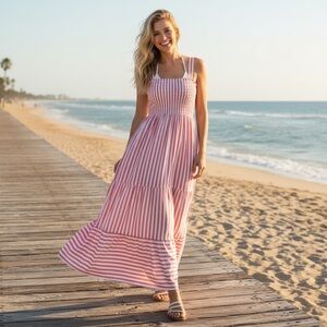 NWT‎ Raviya Women’s Swim Beach Cover Up Maxi Dress Summer Vacation Resort